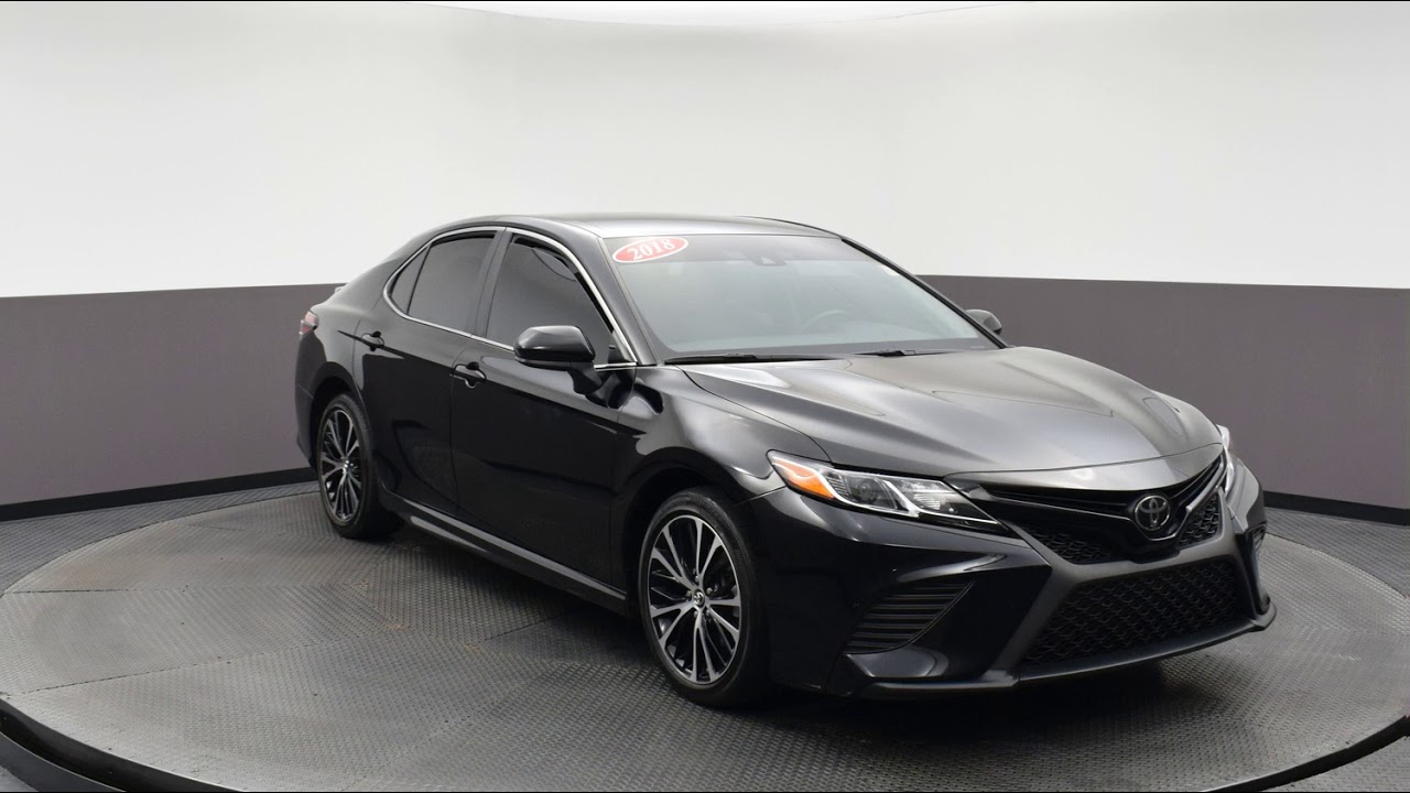 2018 Black Toyota Camry 4dr Car #P11840 - YouTube