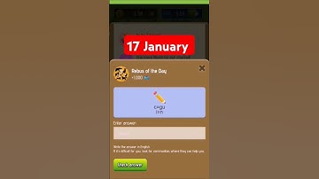ZOO Rebus of the day Today 17 January | Zoo telegram bot
