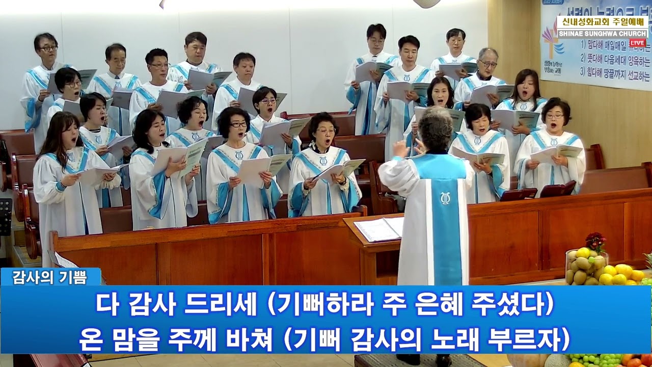 감사의 기쁨 - 할렐루야 찬양대 | 25.10.19