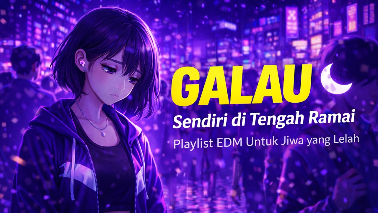 Galau | Sendiri di Tengah Ramai – Playlist EDM Untuk Jiwa yang Lelah