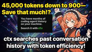 Save Tokens While Reusing Claude Code, Cursor, and Codex Chat History with ctx