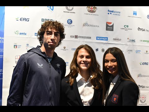 Genoa, Matilde Macera e Giada Abate alla Charity Dinner di Stelle nello Sport