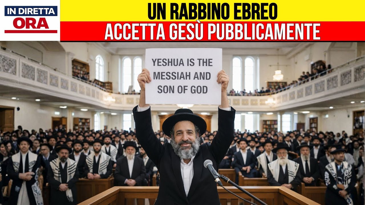 IN DIRETTA: migliaia guardano mentre un rabbino anziano proclama Yeshua il Messia e Figlio di Dio