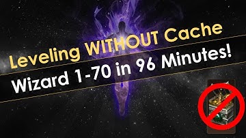 1-70 Solo Wizard Leveling WITHOUT Cache In 96 Minutes