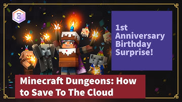 Minecraft Dungeons How to Save To The Cloud