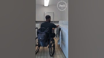 This is how i get a little laundry done | Amputee in wheelchair making NO EXCUSES | #good #work