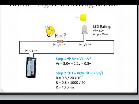 Simple LED Circuit - YouTube