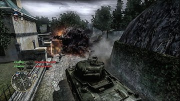 Call of Duty 3 - EPIC MERVILLE TANK DEFENCE