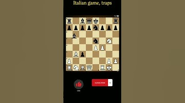 Italian traps, Evans gambit #chess