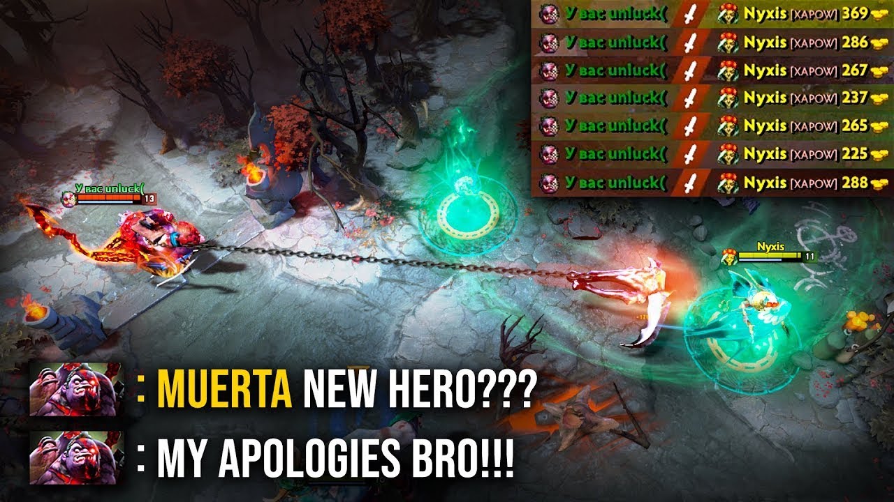 WTF?! NEW HERO MUERTA BUG ON DOTA 2