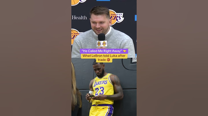 Luka & LeBrons first phone call 👀