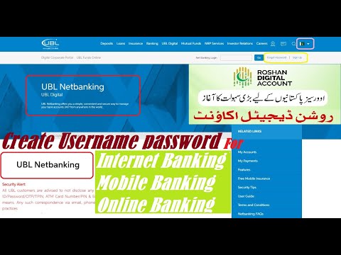 UBL Netbanking Sign-up | Activate your UBL Netbanking in 3 easy steps | Roshan Digital Account - NRP