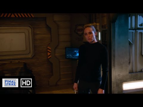 Sarah Gets Into A Sword Fight With The God Atropos Scene | DC's Legends Of Tomorrow 5x08