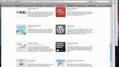 Add your WordPress blog to your LinkedIn Profile