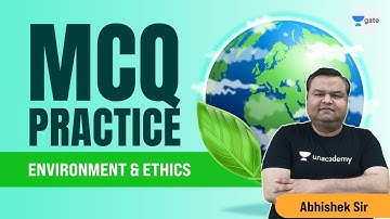 MCQ Practice of Environment & Ethics | By Abhishek Sir