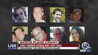 New info in eight of nine Akron plane crash victims identified