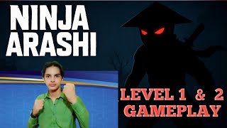 🔥 "Ninja Arashi 1 Gameplay | Level 1 & 2 Walkthrough | Best Android Ninja Game" screenshot 3