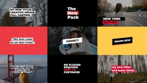 Modern Titles DaVinci Resolve Macros