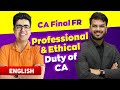 100% English | Professional & Ethical duty of CA | With All Ques | Shubham Keswani | Aakash Kandoi