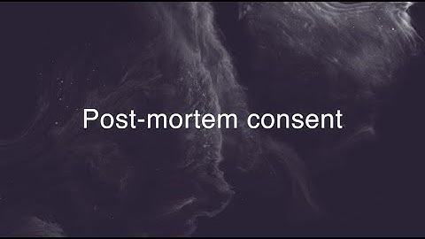 A short video about post-mortem examinations