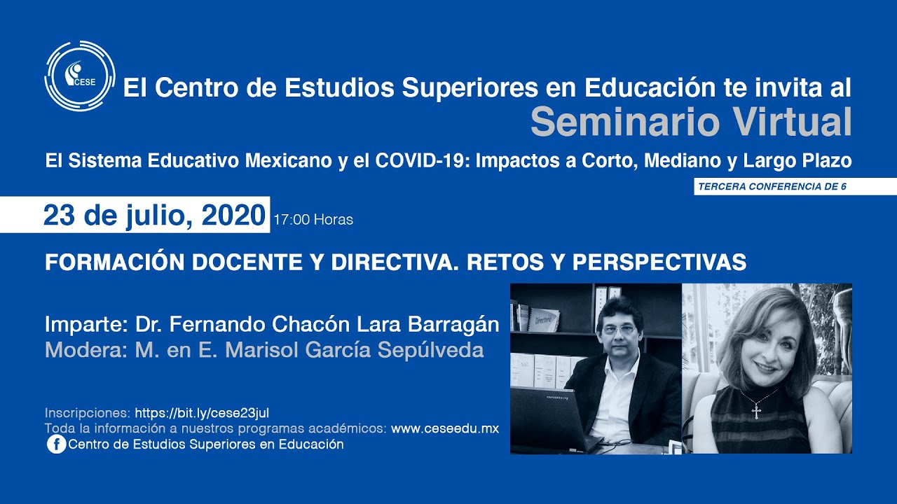 Conferenciante: Dr. Fernando Chacón Lara Barragán - YouTube