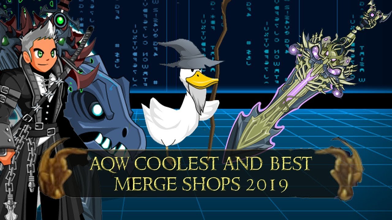 AQW Best Merge Shops 2019 YouTube