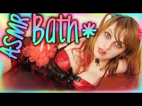 ASMR 💦 Relaxing Bath ░ Spa Water ♡ Bath Bomb, Foam, Bubbles, Rain, Shower, Scrub, Filling, Sleep ♡