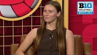 Nebraska Talks Win Streak, Season Goals and More | 2026 Big Ten Volleyball Media Day