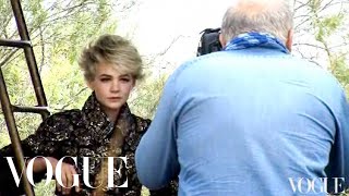 Carey Mulligan Tries On Couture in the French Countryside