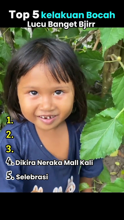 Top 5 Kelakuan Bocah 🤣 Lucu Banget Bjirr #lucu #ngakak