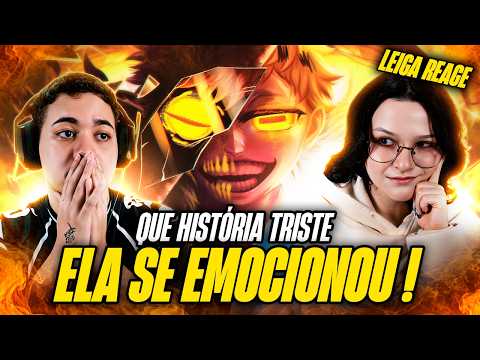 (ELA SE EMOCONOU!!) LEIGA REAGE a ♪ Noah (Sense Life) | SEROTONINA | AniRap / ApenasGeekReact