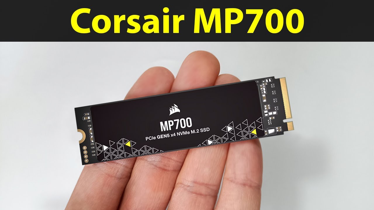 Corsair MP700 2TB PCIe 5.0 (Gen 5) x4 NVMe M.2 SSD specifications