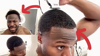 How to cut your own black men's hair with Wahl clippers and Andis trimmers screenshot 5