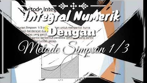Metode simpson 1/3 (1110171052)