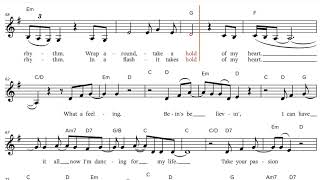 Flashdance... What A Feeling - Irene Cara,  Eb-Instrument Play-along