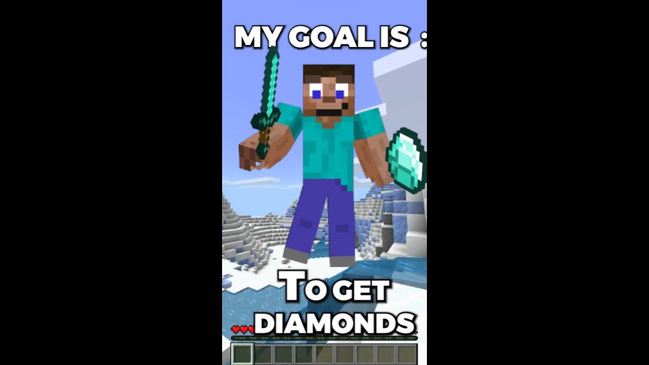 minecraft but I can't touch blue #shorts #minecraft