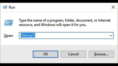 How to delete temporary files in windows 10