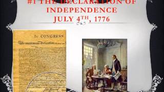 History Project: Top 5 Most Significant Documents in America