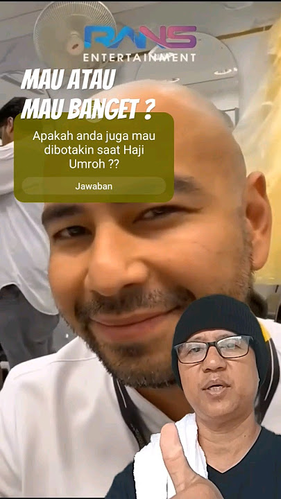 RAFI Ahmad Akhirnya Botak #haji2024 #makkah