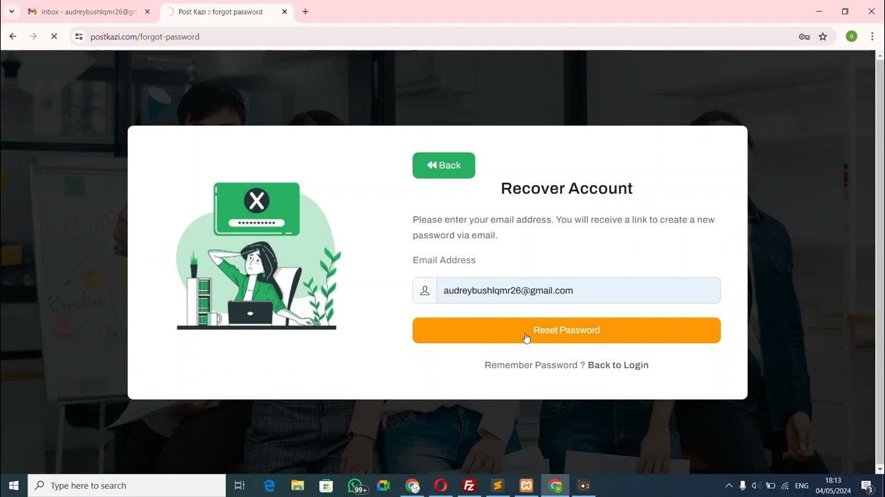 how-to-reset-password-in-post-kazi-freelancing-platform-youtube