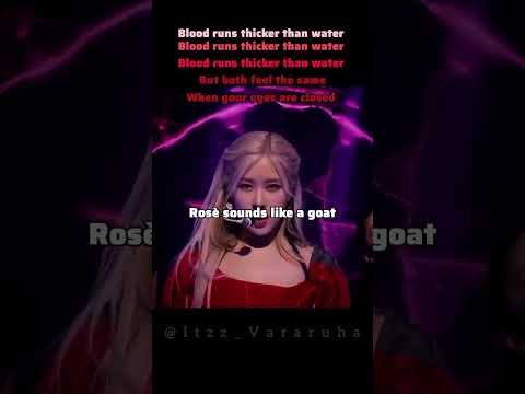 Blood Runs Thicker Than Water Blackpink Credits Wonyfrosttৎ