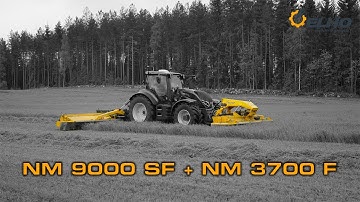 ELHO NM 9000 SF + NM 3700 F butterfly mower conditioner combination