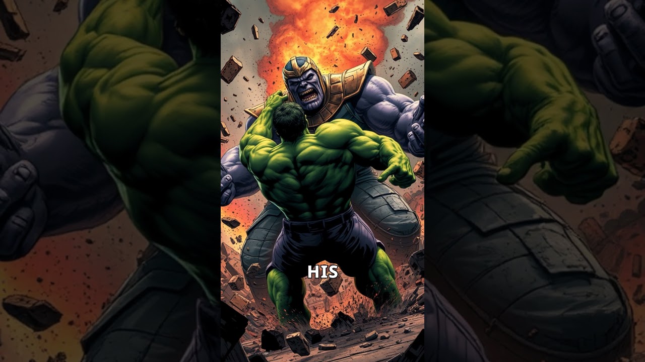 Immortal Hulk vs. Thanos: The Ultimate Showdown! 