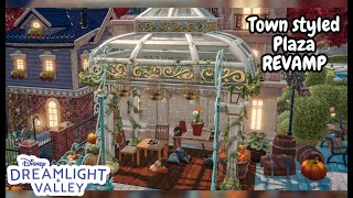 Redoing My Town Styled Plaza Better Layout More Detail Speed Builddisney Dreamlight Valley