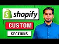 How to Create Shopify Theme Sections With No Code Cursor Tutorial