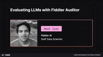 Evaluating LLMs with Fiddler Auditor