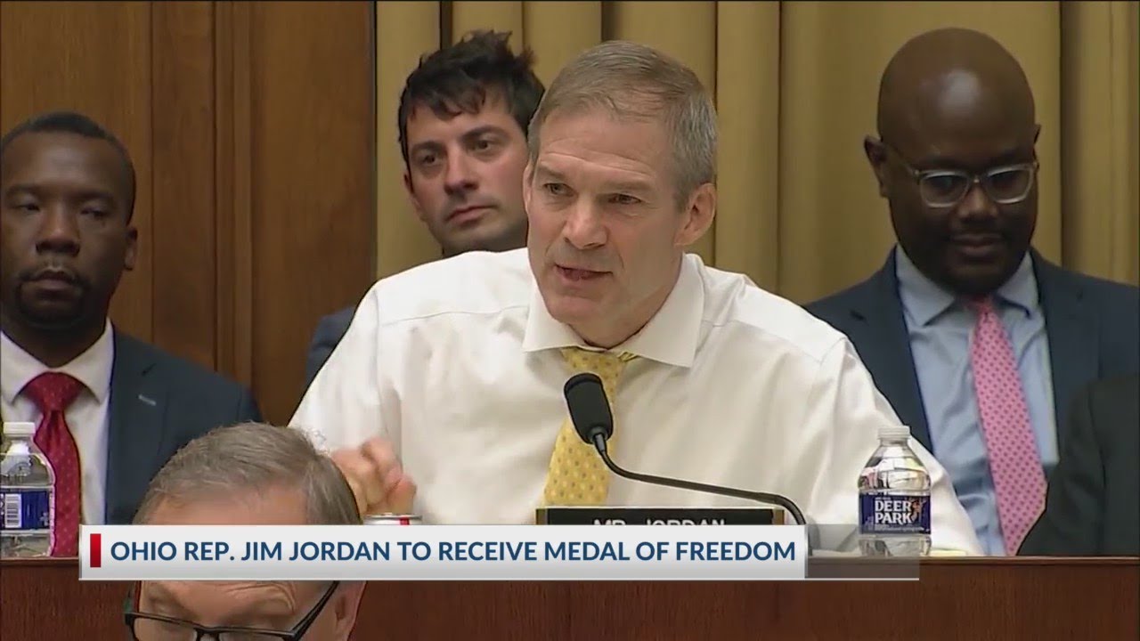 Trump rewards GOP ally Rep. Jim Jordan with Medal of Freedom