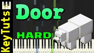 Door From Minecraft - Hard Mode Piano Tutorial Synthesia