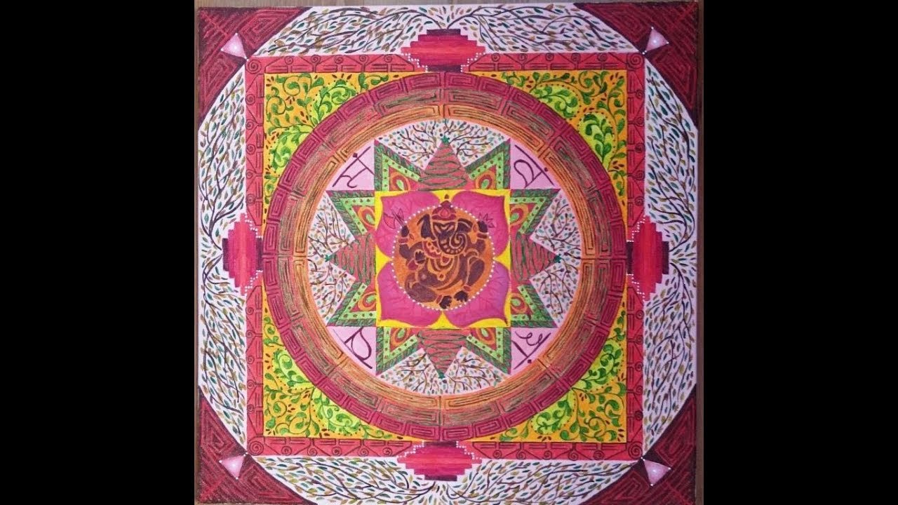 Muladhara chakra mandala