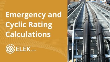 Emergency and Cyclic Rating Calculations | ELEK Cable HV Software Tutorial